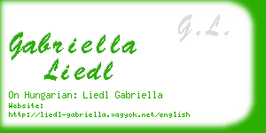 gabriella liedl business card